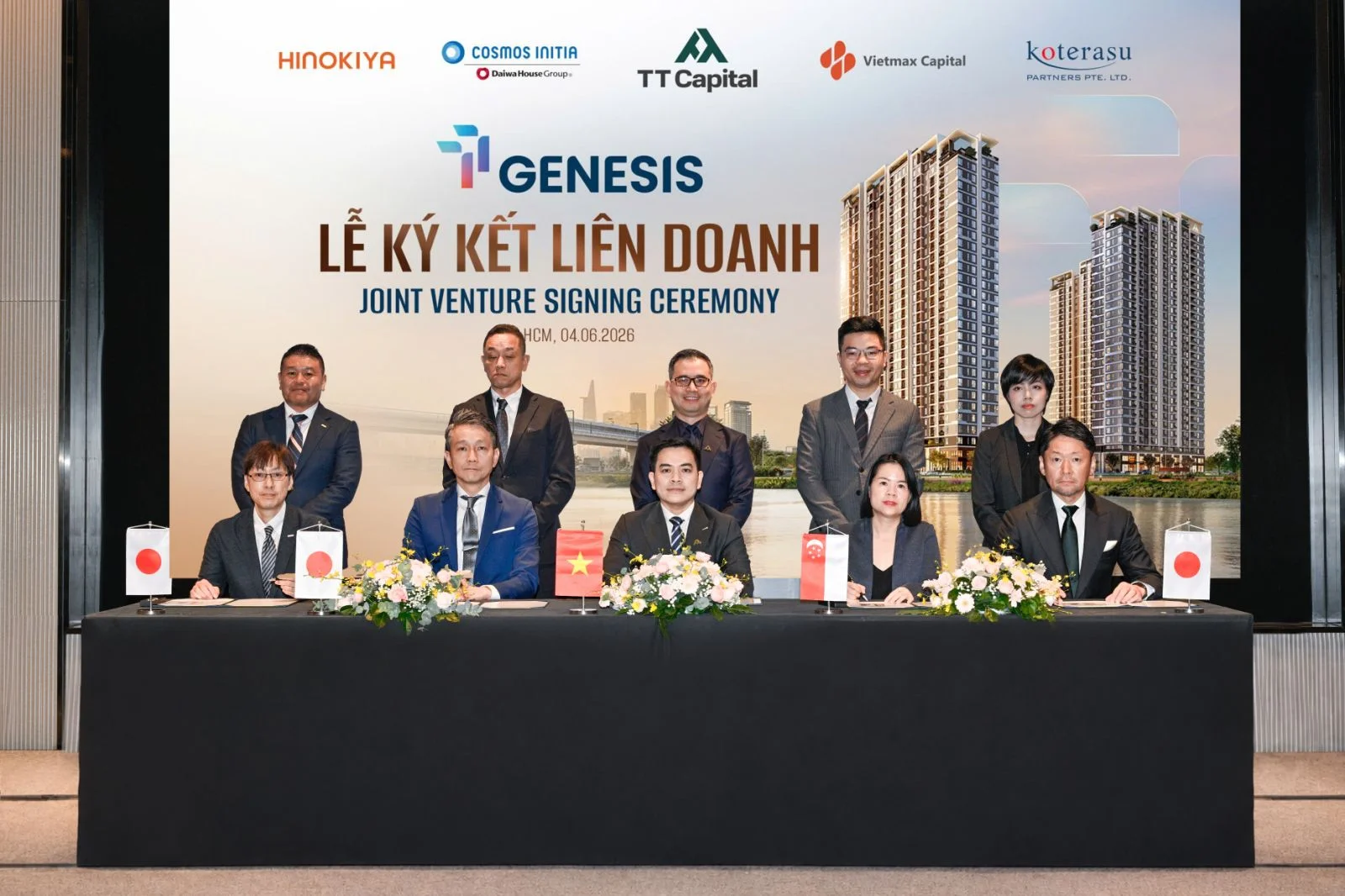 Lễ ký kết liên doanh dự án TT GENESIS ngày 04/06/2026