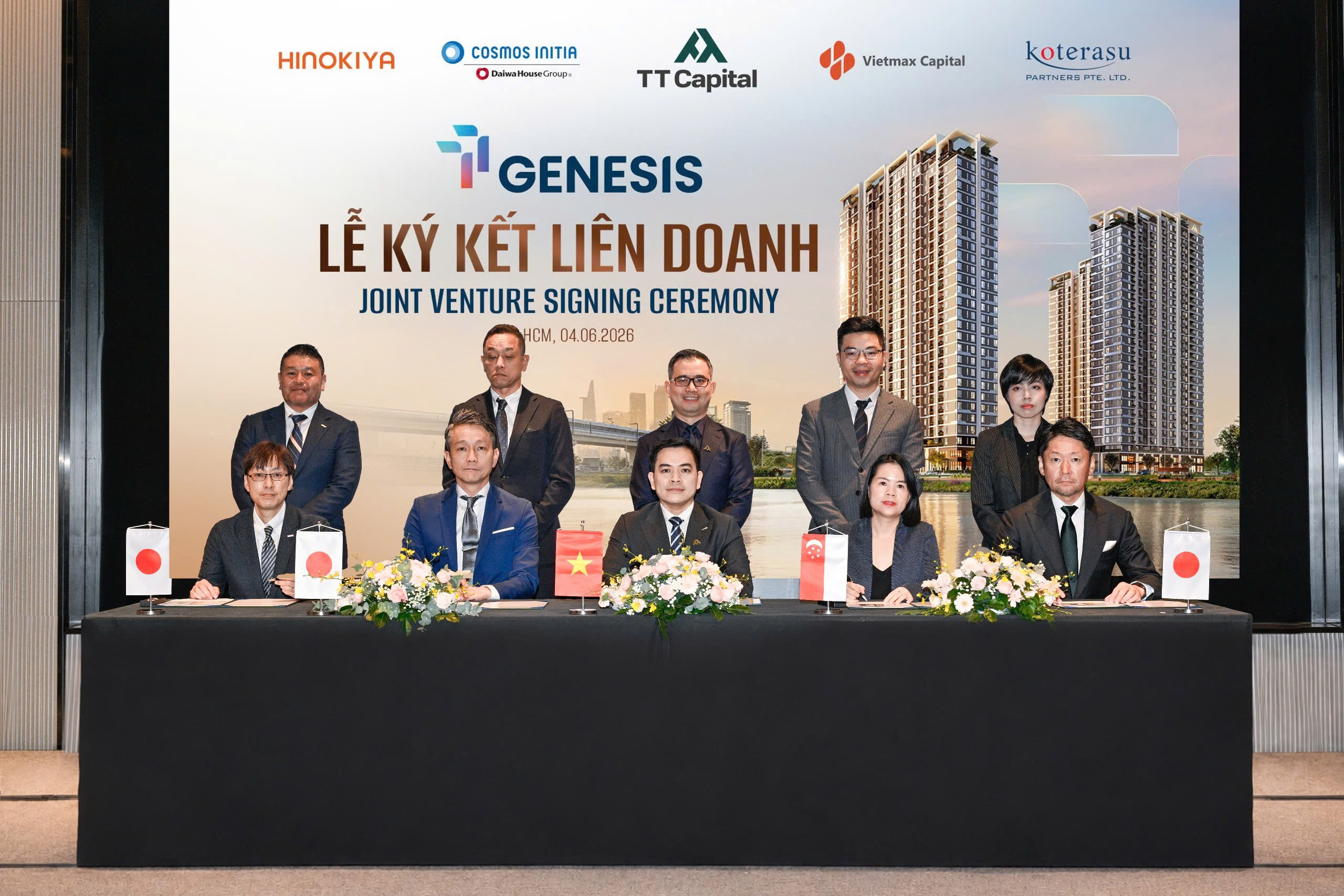 Liên doanh Việt Nam - Nhật Bản - Singapore phát triển dự án TT GENESIS